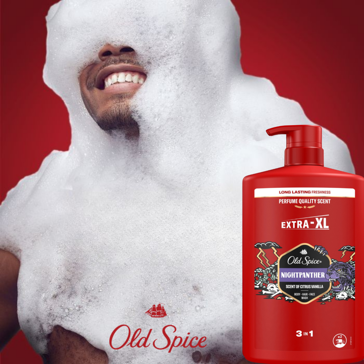 Old Spice 3w1 Żel pod Prysznic Męski Nightpanther 1l