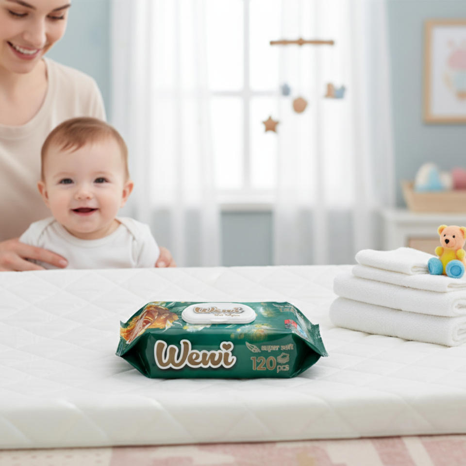 Wewi Chusteczki Nawilżane Rose 120szt
