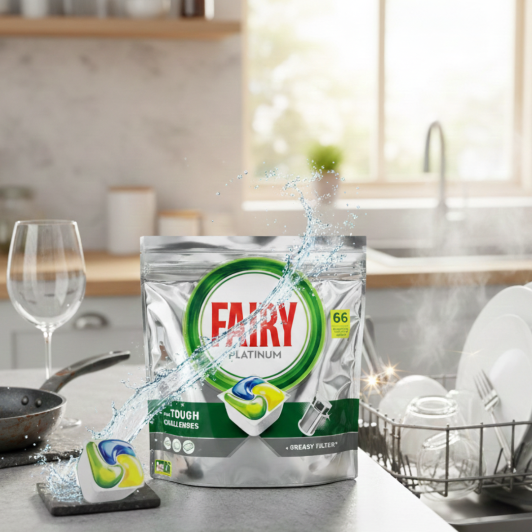 Fairy Platinum All in One Kapsułki do Zmywarki Cytrynowe 66szt