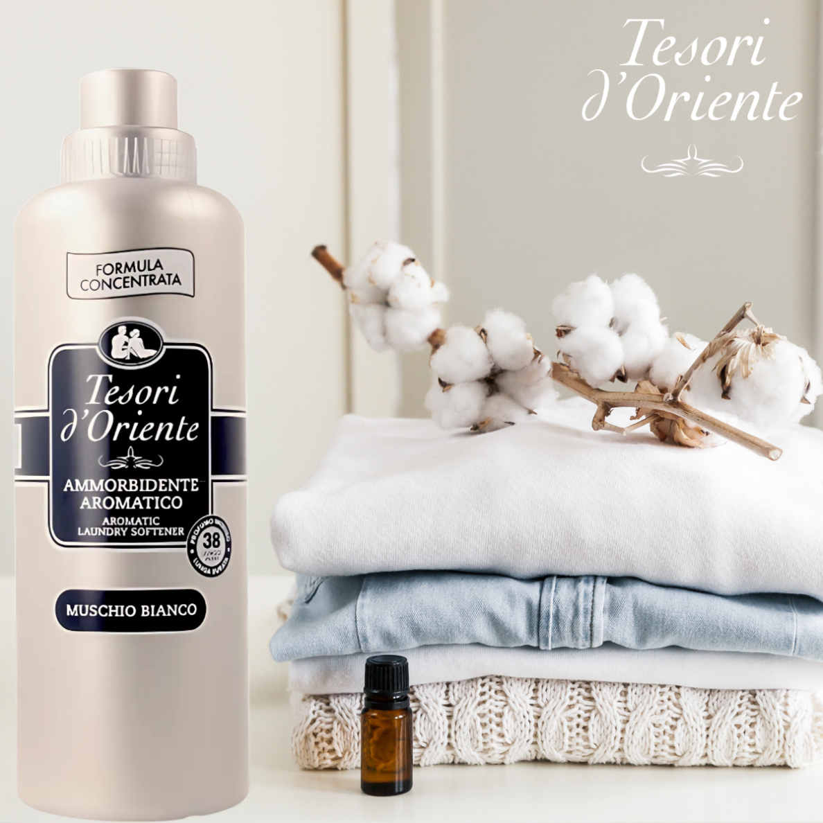 Tesori Doriente Skoncentrowany Płyn do Płukania Muschio Bianco 760ml