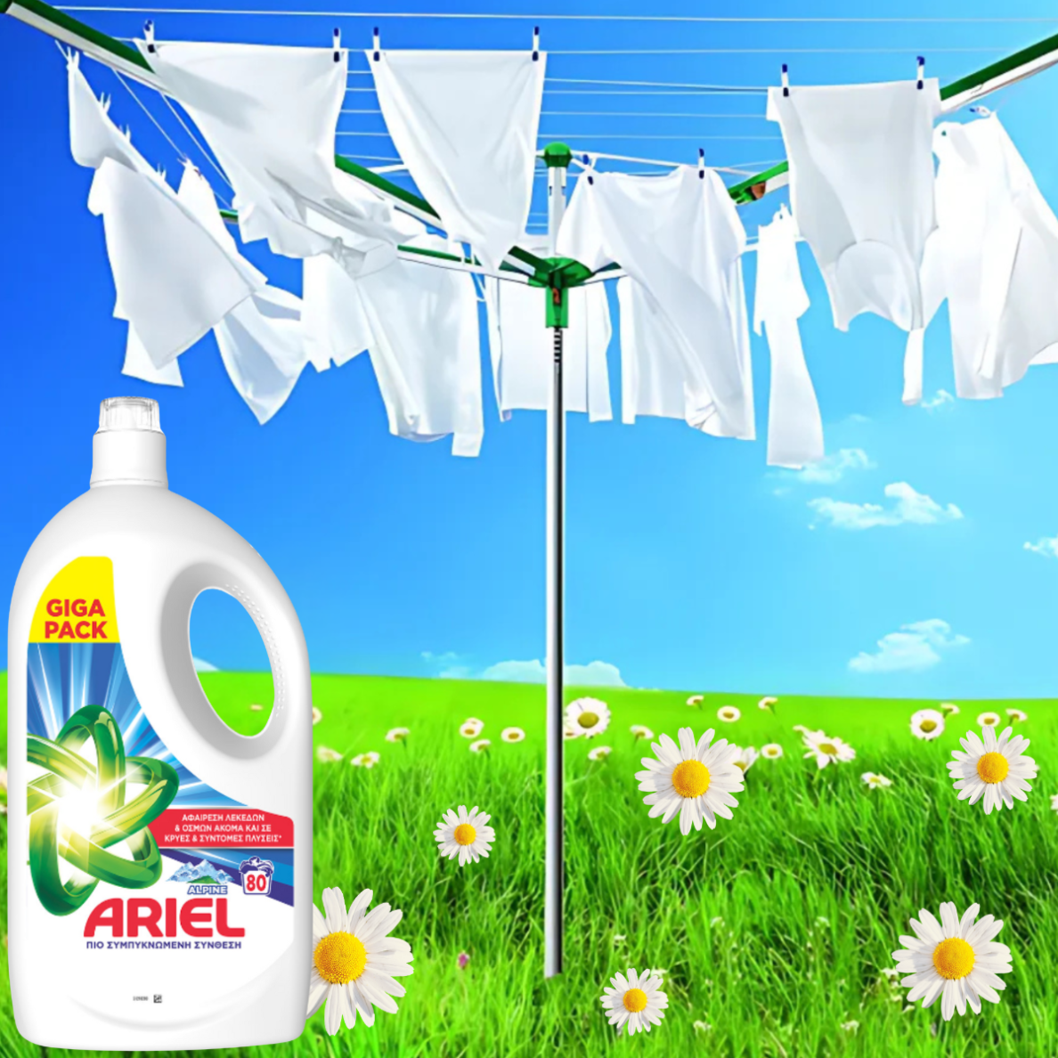 Ariel Żel do Prania Universaly Alpine 80 Prań 3,6l