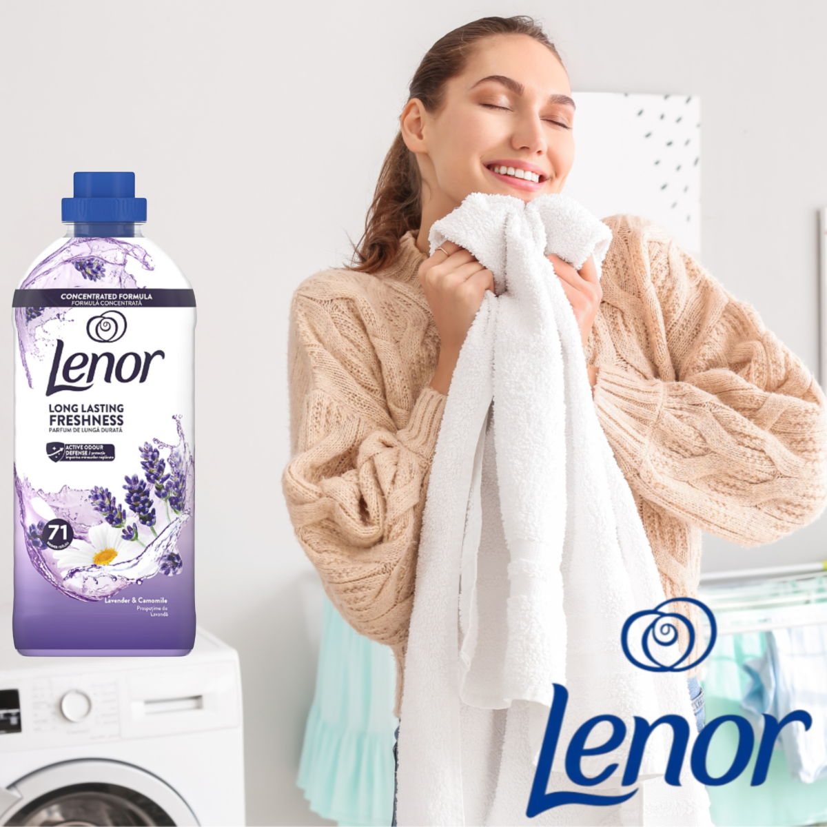 Lenor Płyn do Płukania Lavender & Camomile 71 Prań 1,49l