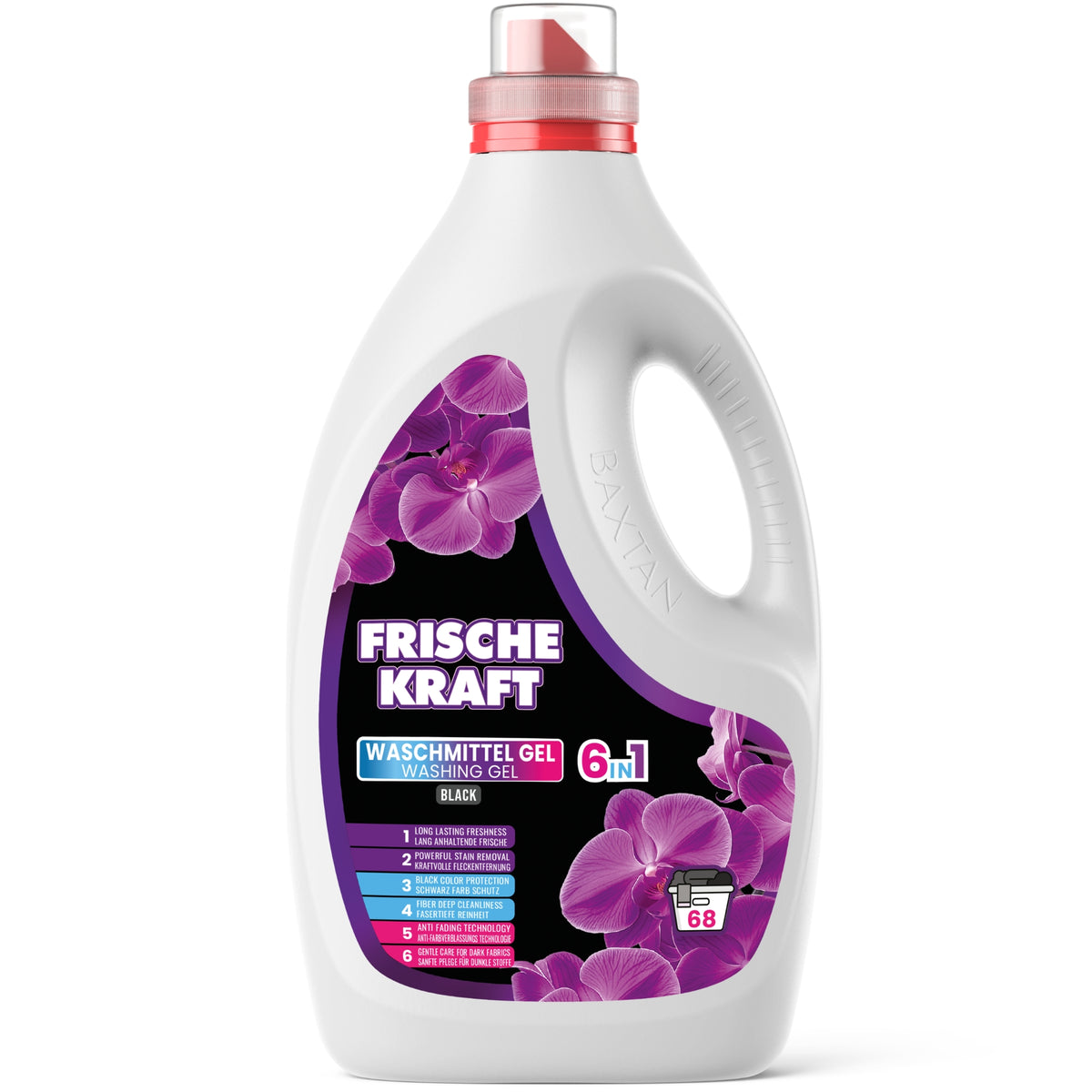 Frische Kraft 6w1 Żel do Prania Czarnych Tkanin 2,04l 68 Prań