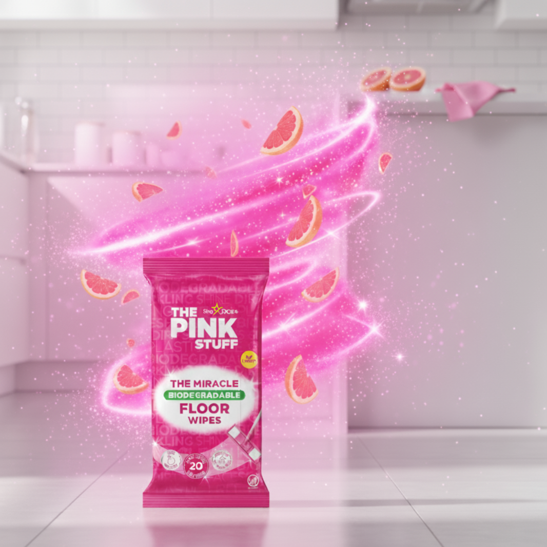 The Pink Stuff Chusteczki Nawilżane do Mycia Podłóg 20szt