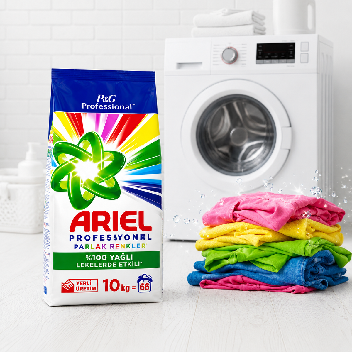 Ariel Professional Proszek do Prania Koloru 66 Prań 10kg