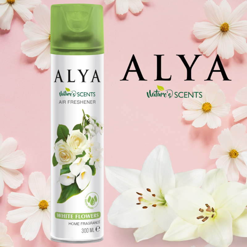 Alya Odświeżacz w Sprayu White Flowers 300ml