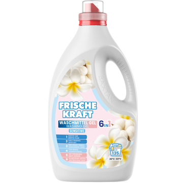 Frische Kraft 6w1 Żel do Prania Tkanin Sensitive 4,05l 135 Prań
