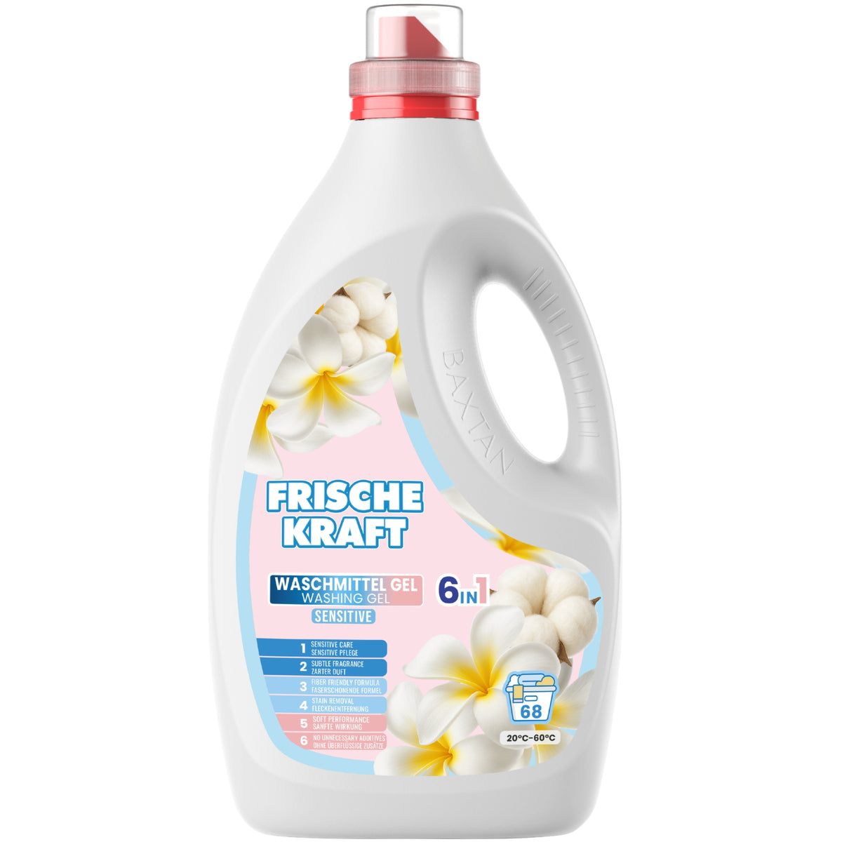 Frische Kraft 6w1 Żel do Prania Tkanin Sensitive 2,04l 68 Prań