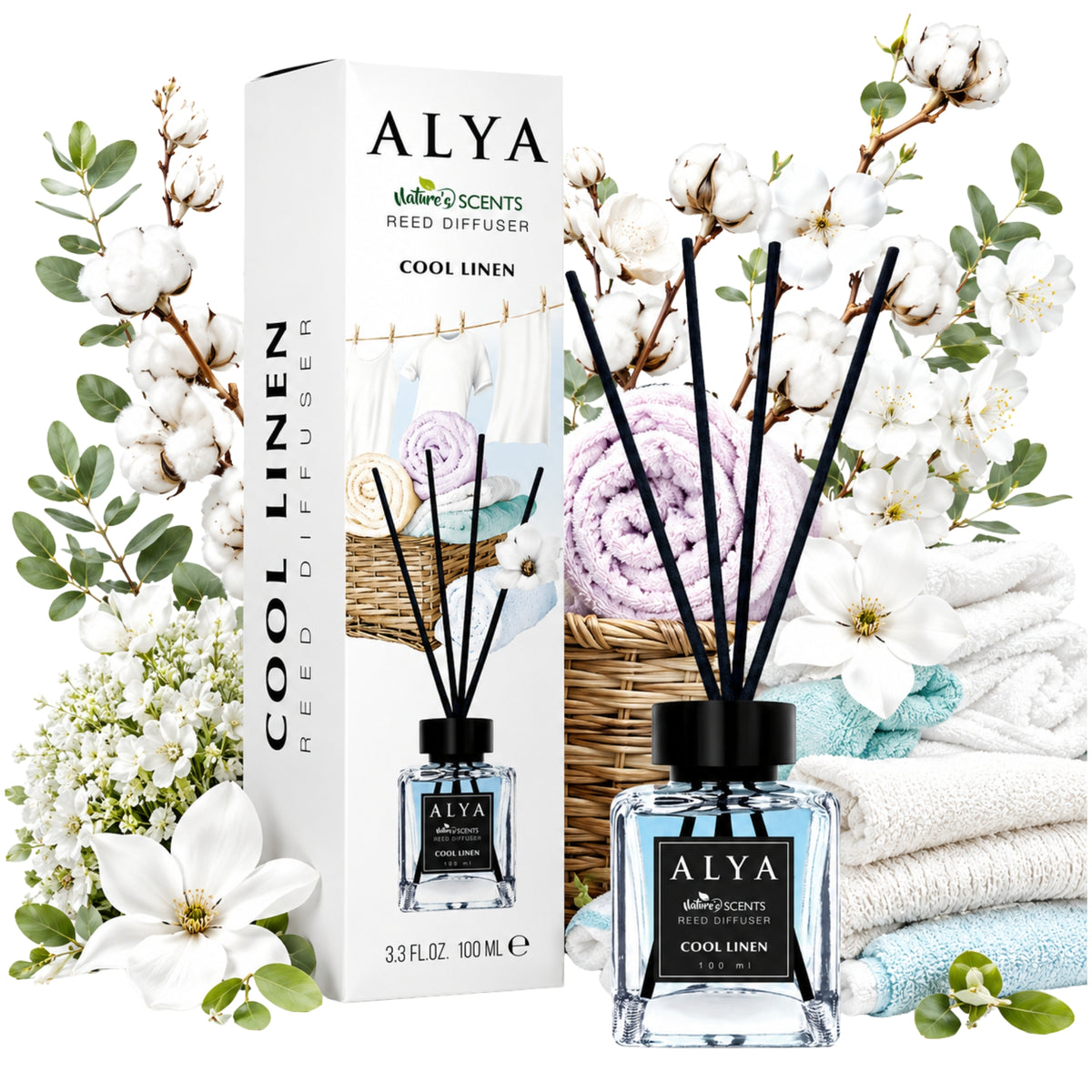 Alya Patyczki Zapachowe Cool Linen 100ml