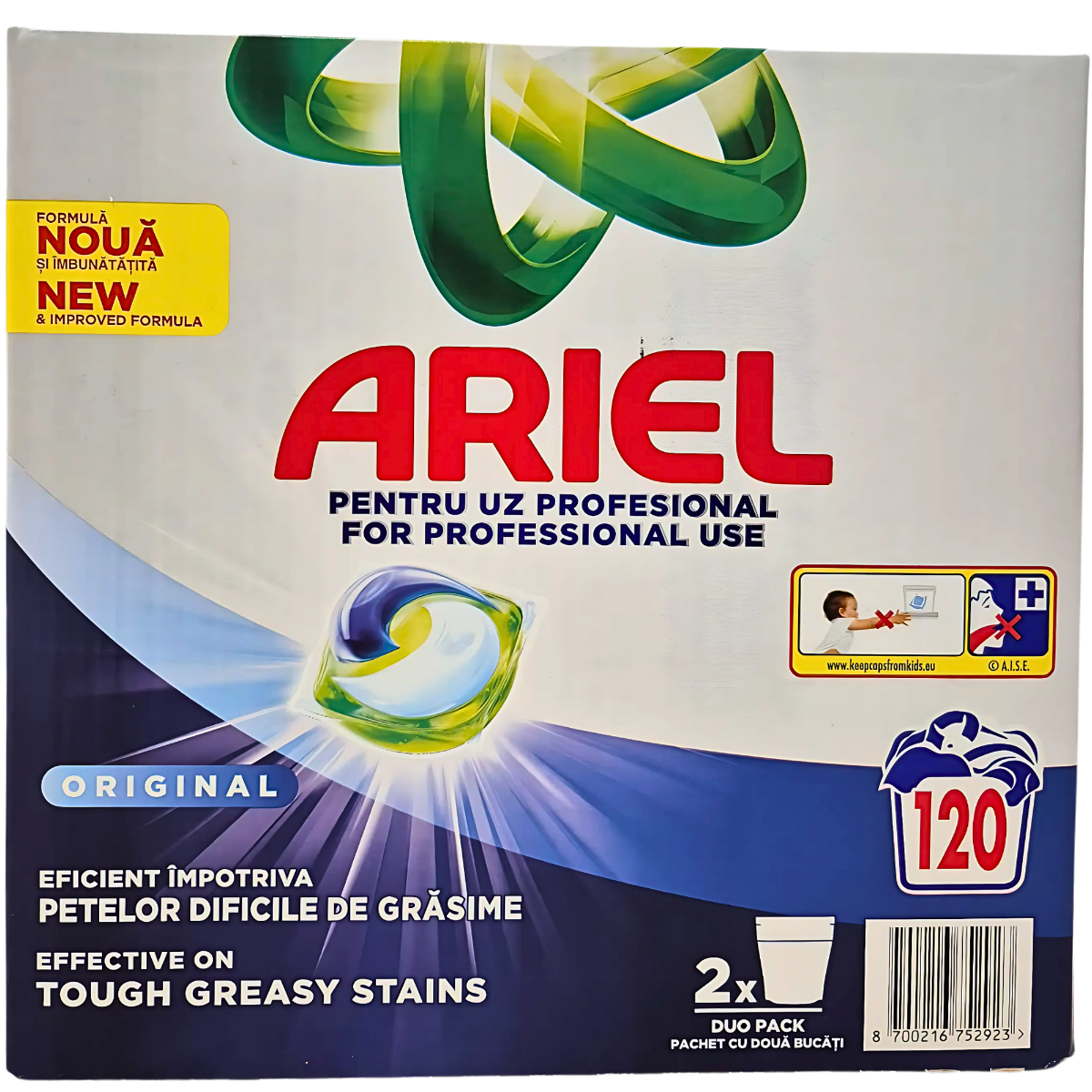 Ariel Kapsułki do Prania 3w1 All in One Regular 120szt
