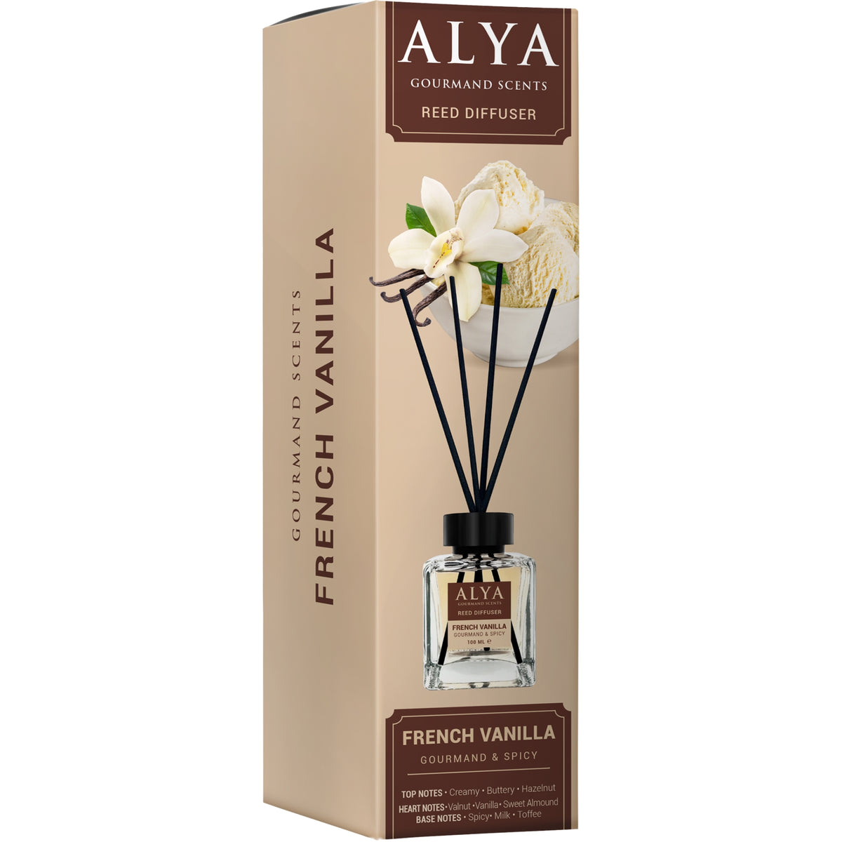 Alya Gourmand Patyczki Zapachowe French Vanilla 100ml