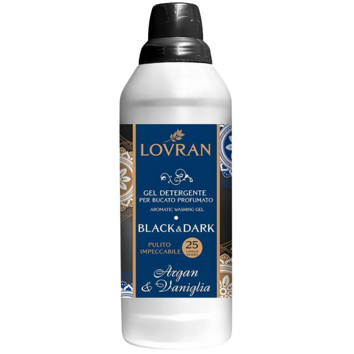Lovran Perfumowany Żel do Prania Czarnego Argan&Vaniglia 1l 25 Prań