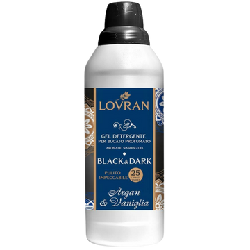 Lovran Perfumowany Żel do Prania Czarnego Argan&Vaniglia 1l 25 Prań