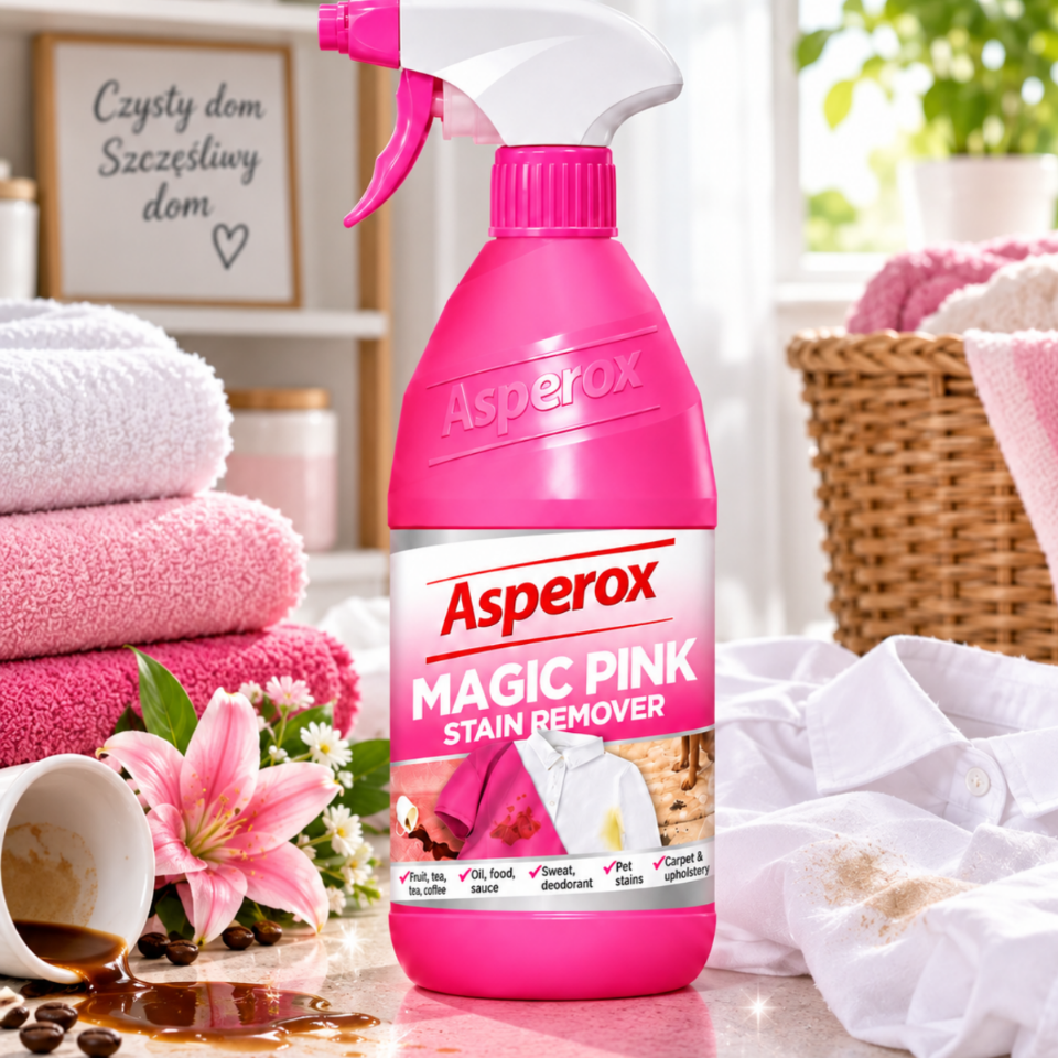 Asperox Magic Pink Odplamiacz w Sprayu 650ml