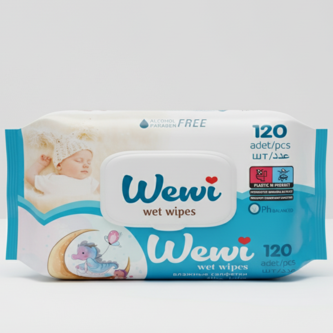 Wewi Chusteczki Nawilżane dla Dzieci 120szt