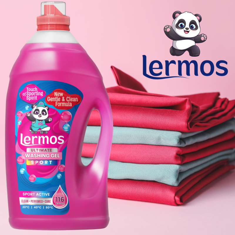 Lermos Skoncentrowany Żel do Prania Tkanin Sport 116 Prań 4,3l (S)