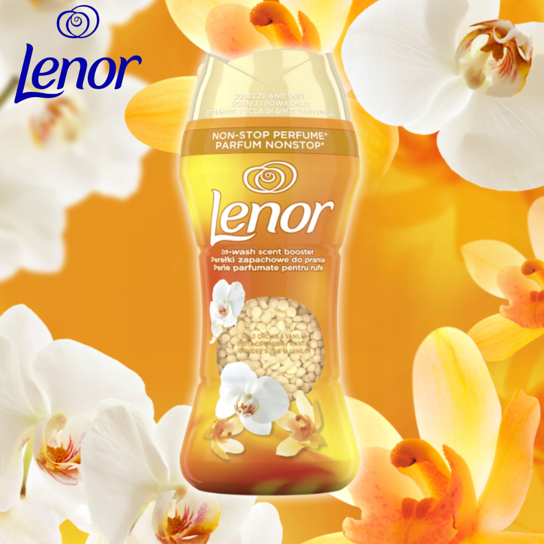 Lenor Perełki Zapachowe Gold Orchid & Vanilla 270g