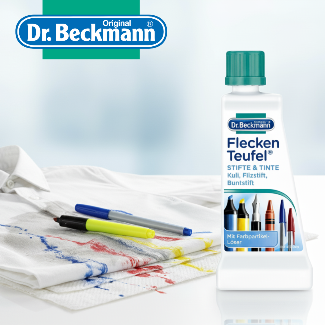 Dr Beckmann Odplamiacz w Płynie do Usuwania Plam z Długopisów i Atramentu 50ml