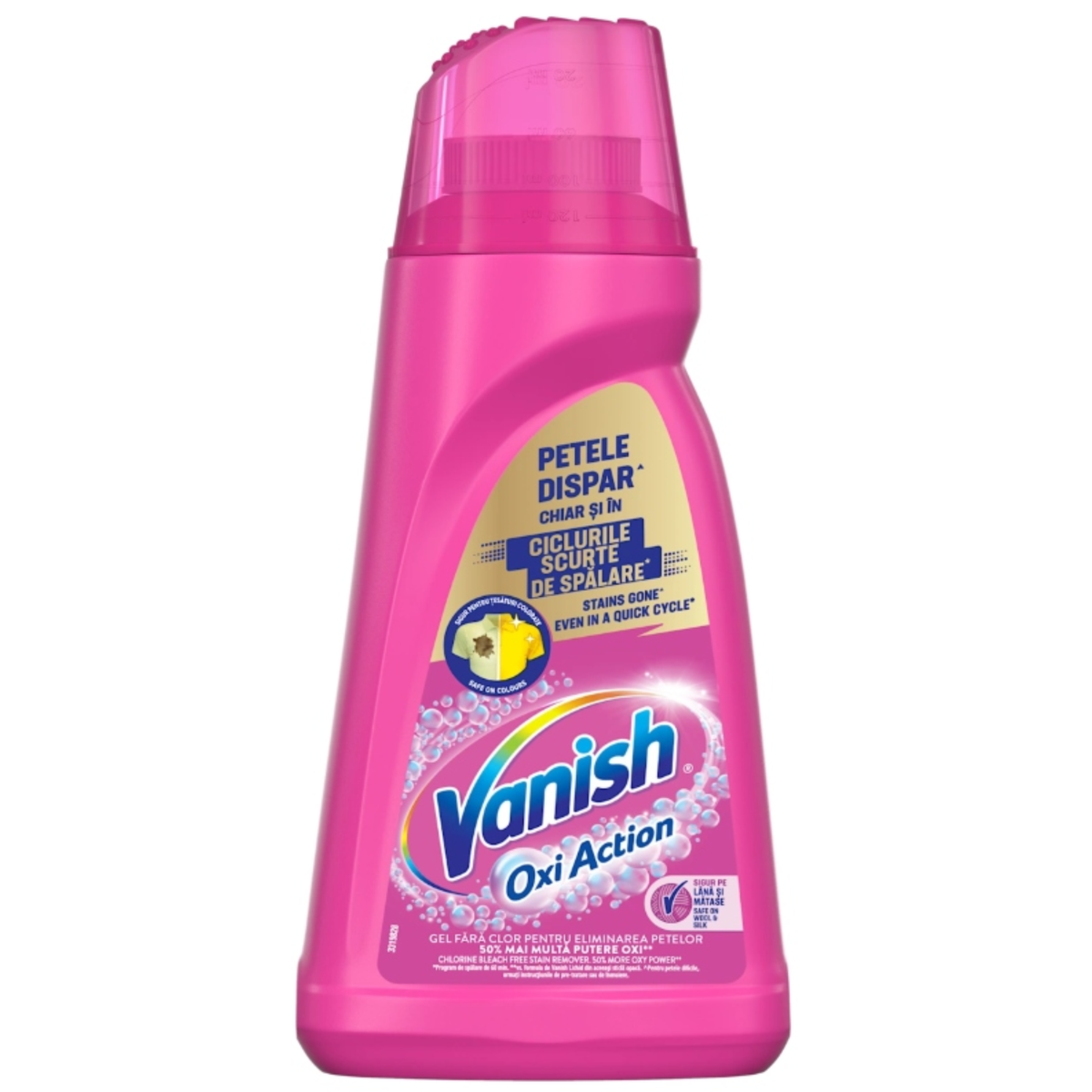 Vanish Oxi Action Pink Odplamiacz w Żelu do Koloru 1l