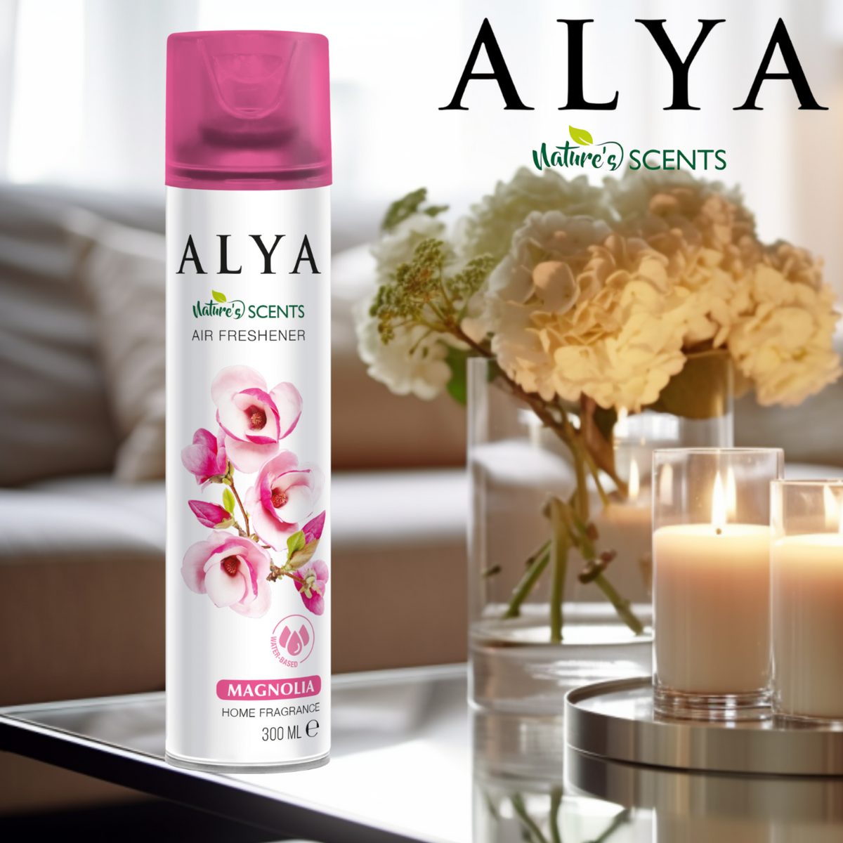 Alya Odświeżacz w Sprayu Magnolia 300ml