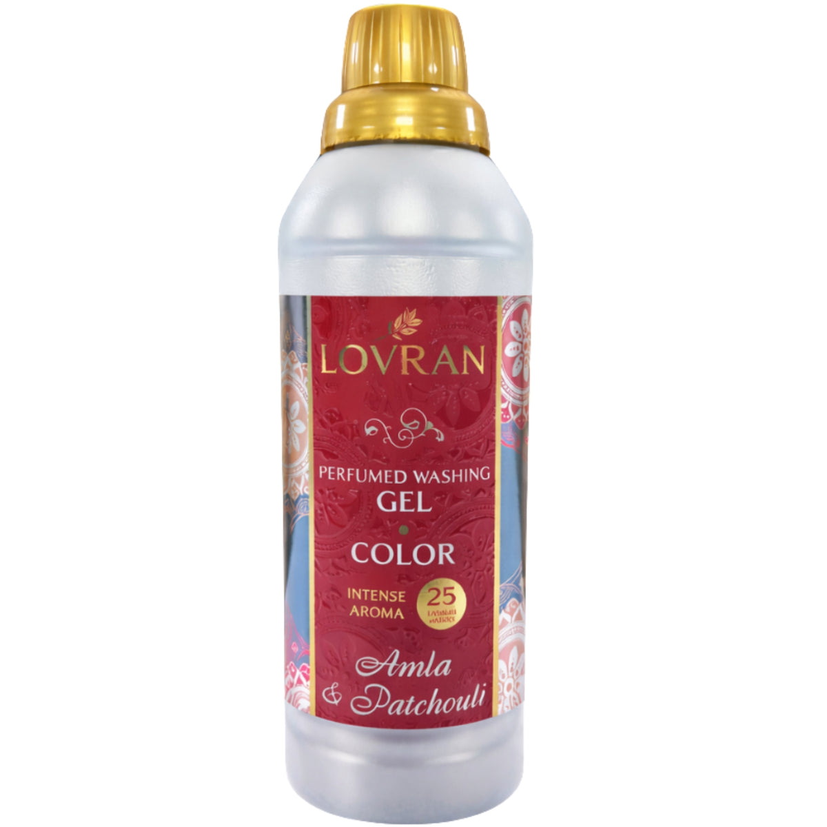 Lovran Perfumowany Żel do Prania Kolorów Amla & Patchouli 1l 25 Prań
