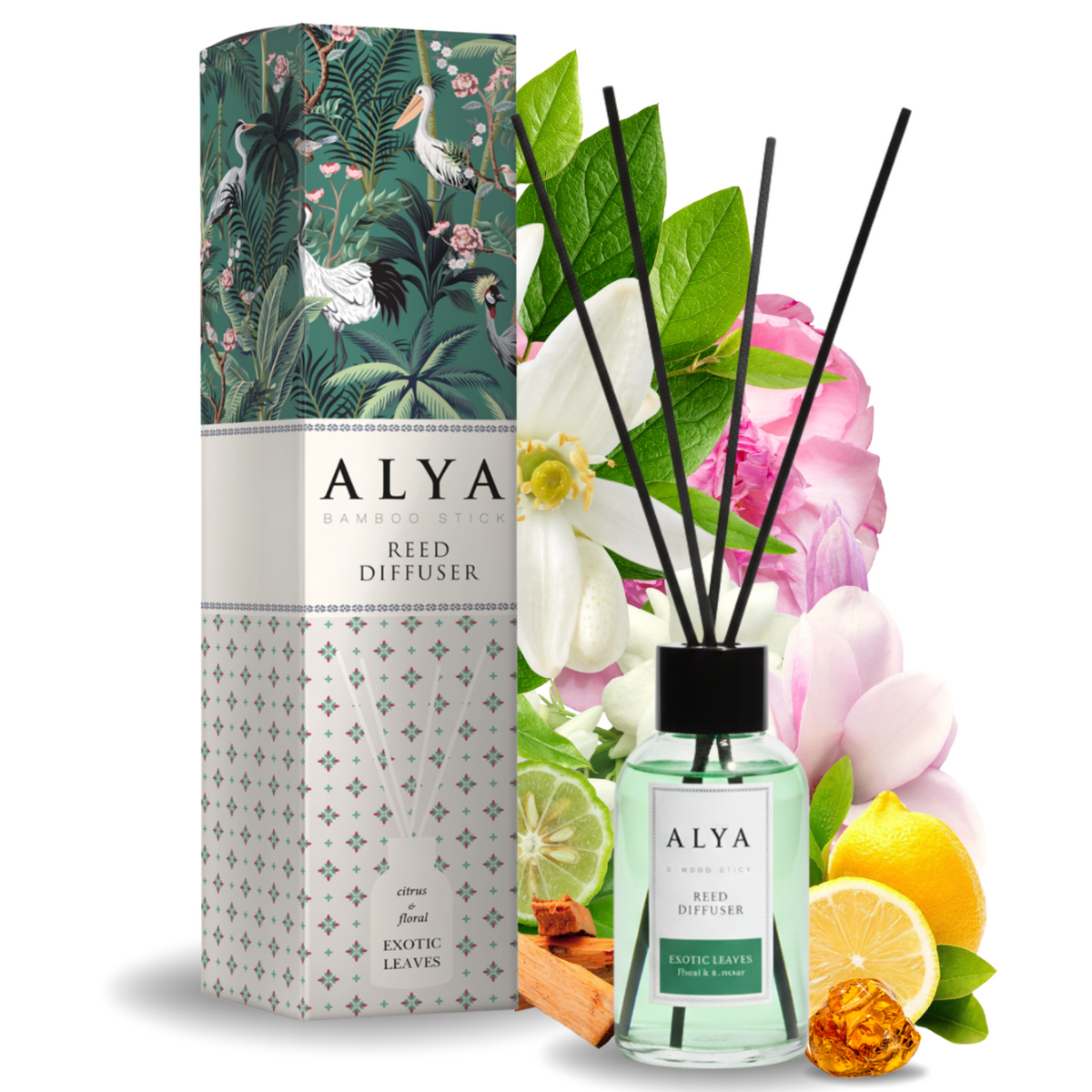 Alya Patyczki Zapachowe Exotic Leaves 100ml