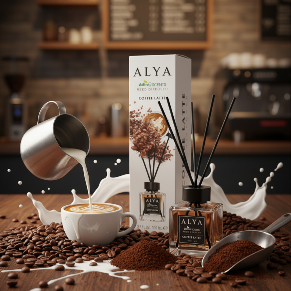 Alya Patyczki Zapachowe Coffee Latte 100ml
