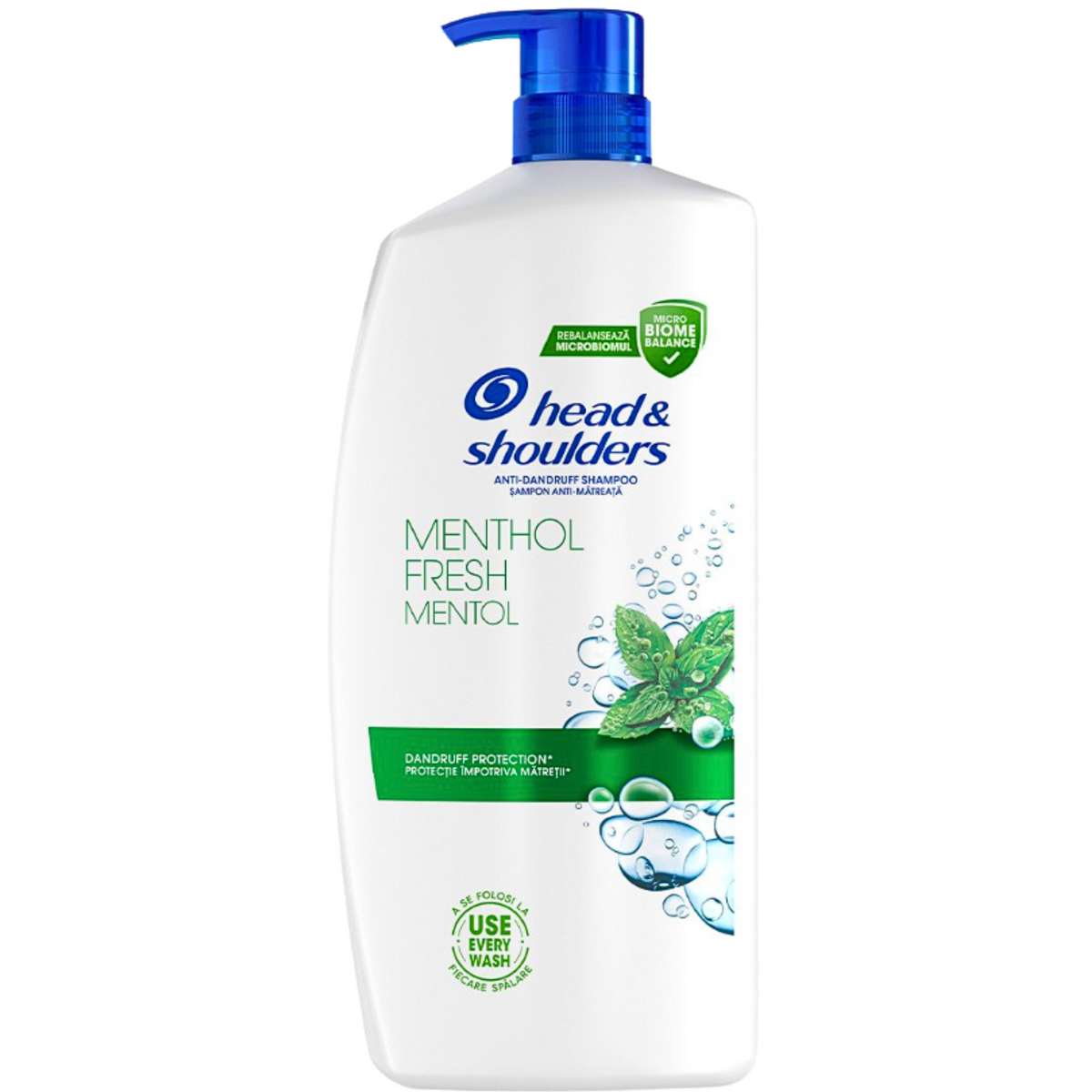 Head & Shoulders Szampon z Pompką do Włosów Menthol Fresh 800ml