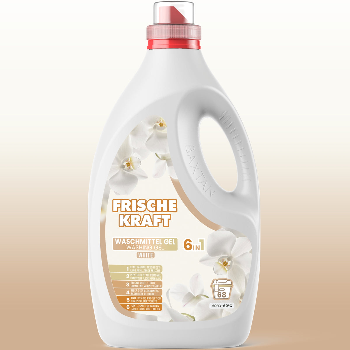 Frische Kraft 6w1 Żel do Prania Białych Tkanin 2,04l 68 Prań