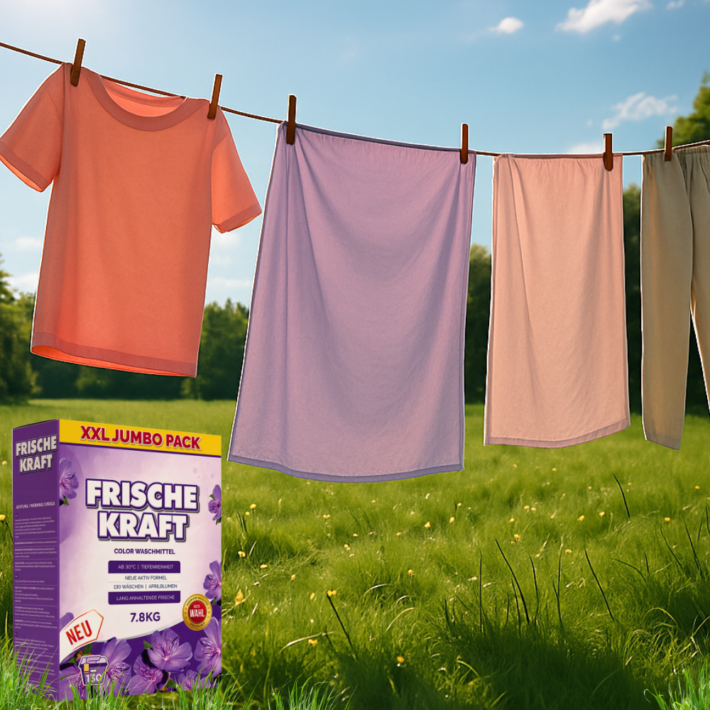 Frische Kraft  Proszek do Prania Tkanin Kolor 7,8kg 130 Prań