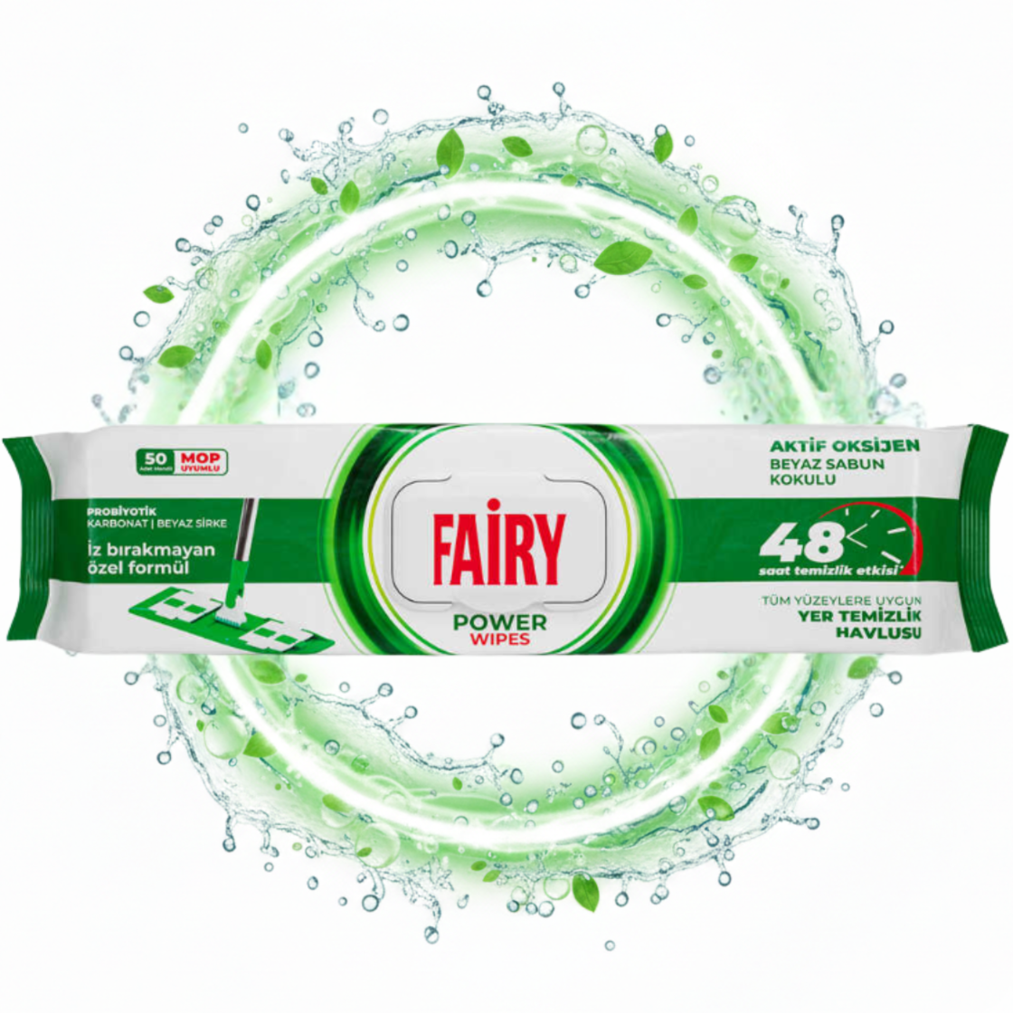 Fairy Wkłady Nawilżane do Mopa Power 50szt