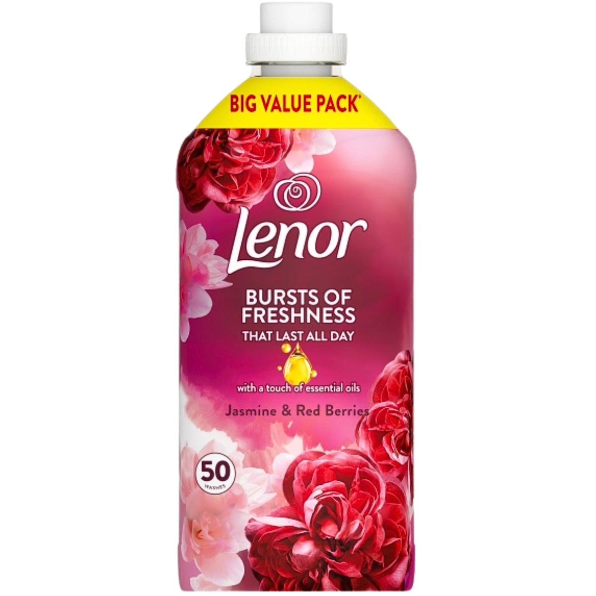 Lenor Płyn do Płukania Jasmine & Red Berries 50 Prań 1,65l
