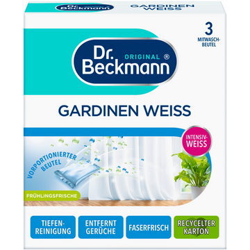 Dr Beckmann Proszek do Wybielania Firanek 3x40g