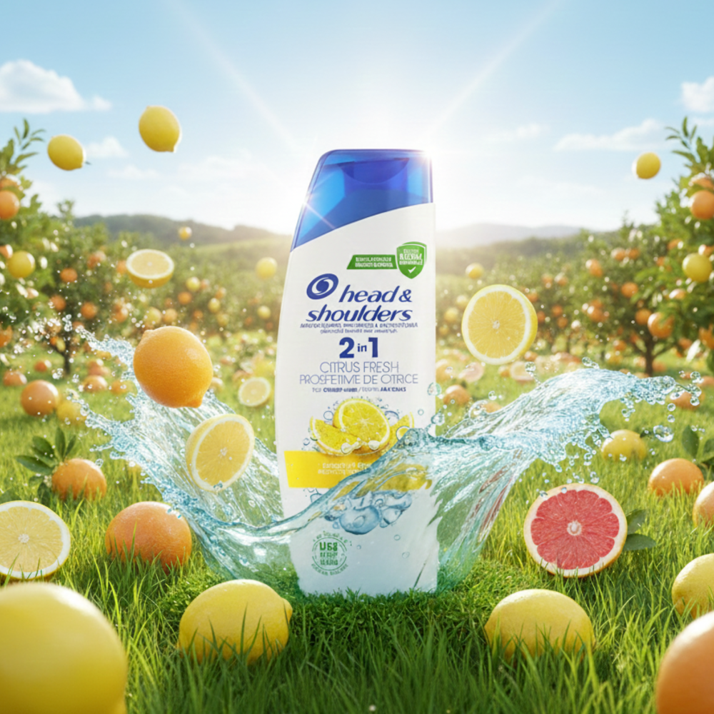Head & Shoulders 2w1 Szampon do Włosów Citrus Fresh 330ml