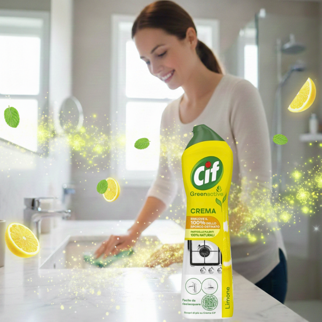 Cif Crema Mleczko Czyszczące Uniwersalne Limone 750ml