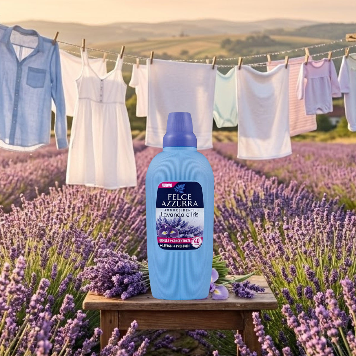 Felce Azzurra Płyn do Płukania Tkanin Lavanda e Iris 40 Prań 2l