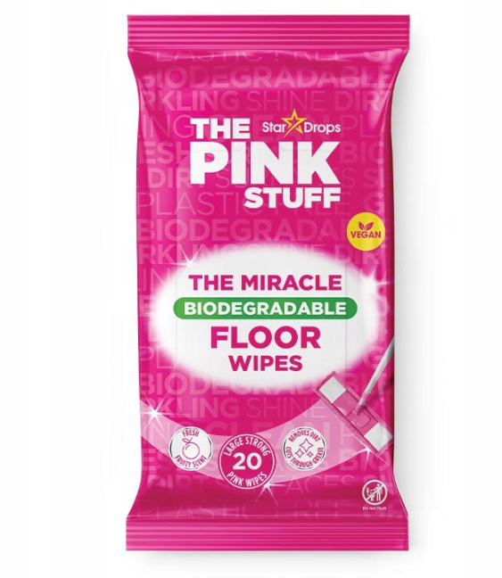 The Pink Stuff Chusteczki Nawilżane do Mycia Podłóg 20szt