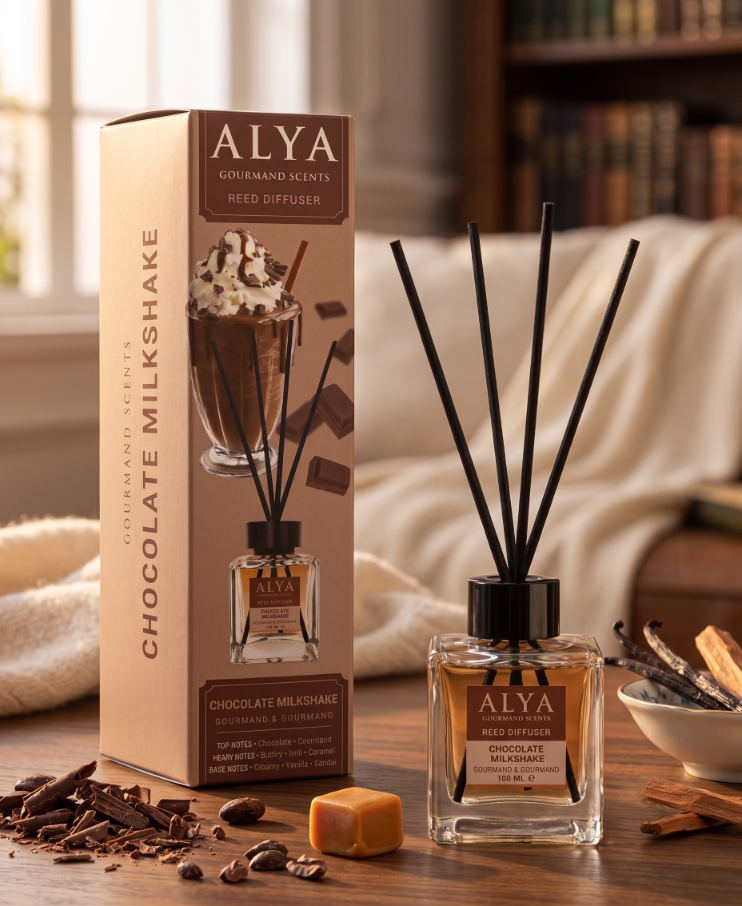 Alya Gourmand Patyczki Zapachowe Chocolate Milkshake 100ml