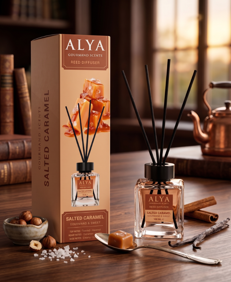 Alya Gourmand Patyczki Zapachowe Salted Caramel 100ml
