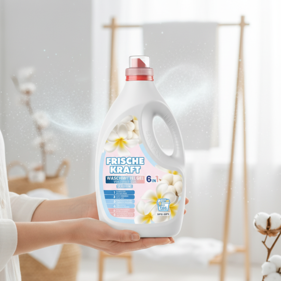 Frische Kraft 6w1 Żel do Prania Tkanin Sensitive 4,05l 135 Prań