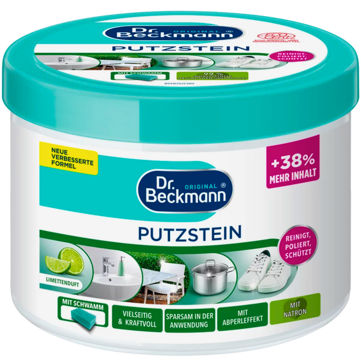 Dr Beckmann Pasta Czyszcząca Uniwersalna z Gąbką 550g