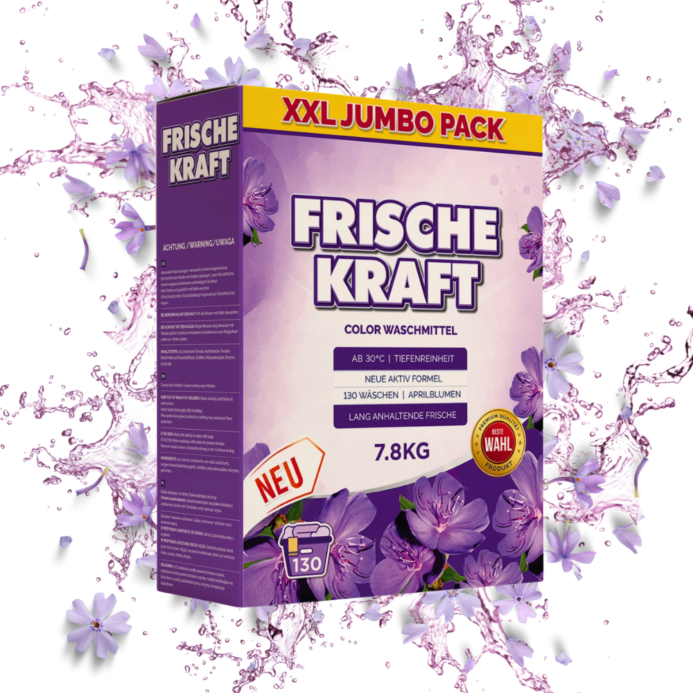 Frische Kraft  Proszek do Prania Tkanin Kolor 7,8kg 130 Prań