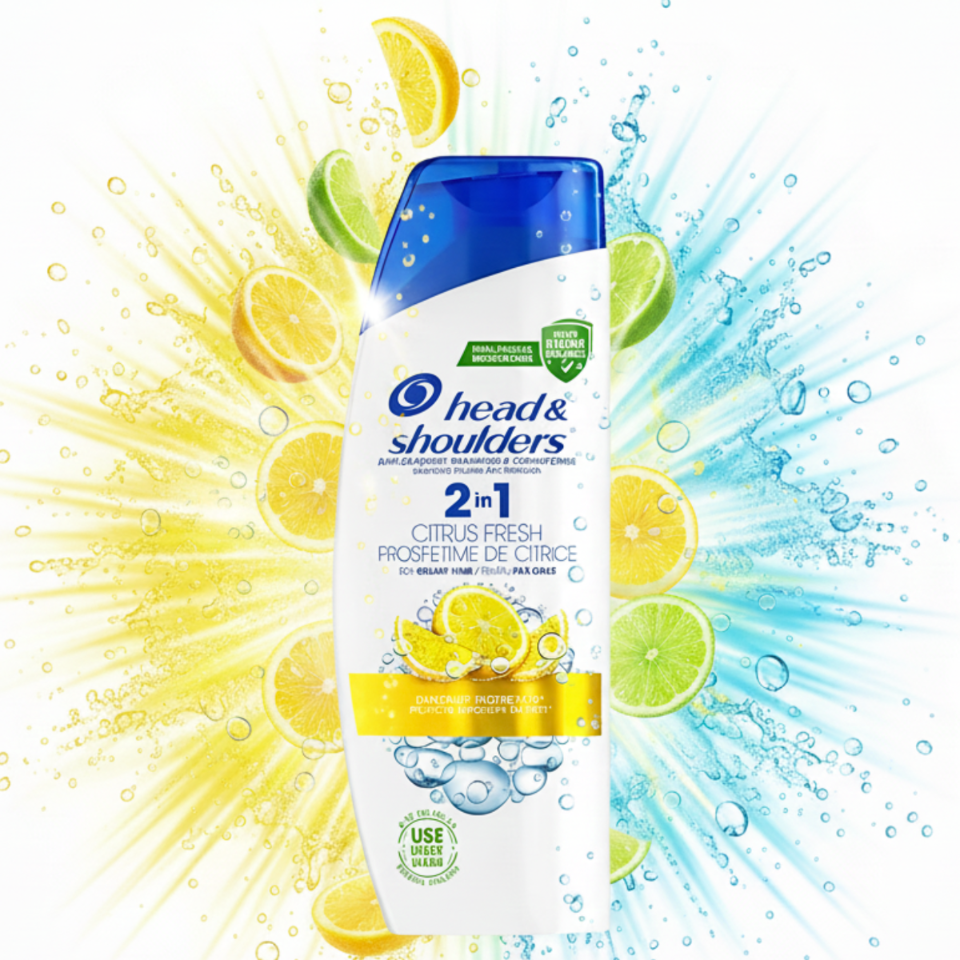 Head & Shoulders 2w1 Szampon do Włosów Citrus Fresh 330ml