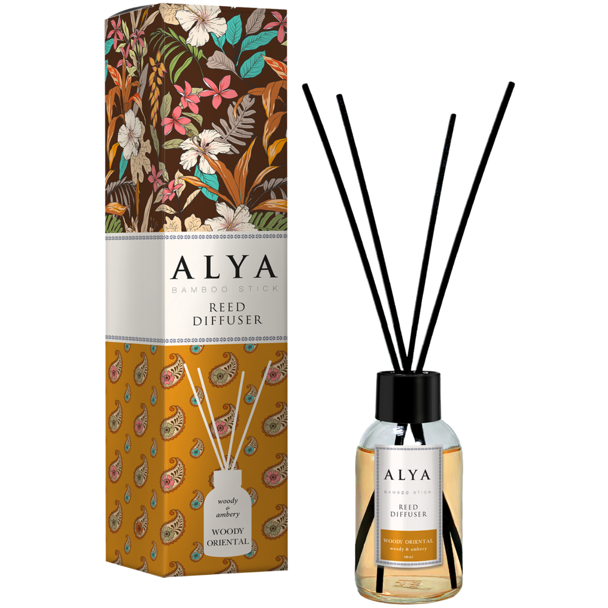 Alya Patyczki Zapachowe Woody Oriental 100ml