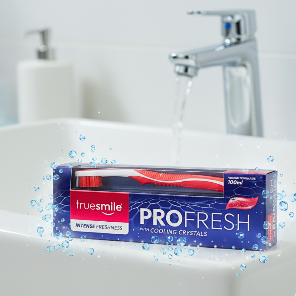Truesmile Pro Fresh With Cooling Crystals Pasta do Zębów + Szczoteczka 100ml