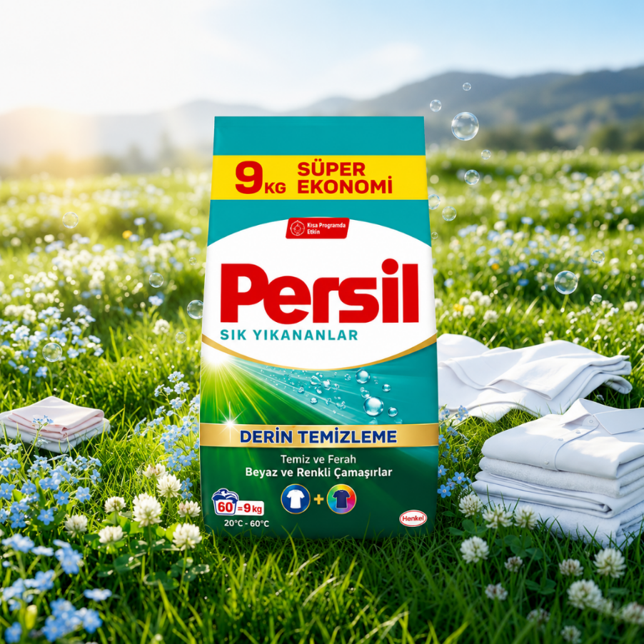 Persil Proszek do Prania Tkanin Uniwersalny Deep Clean 60 Prań 9kg