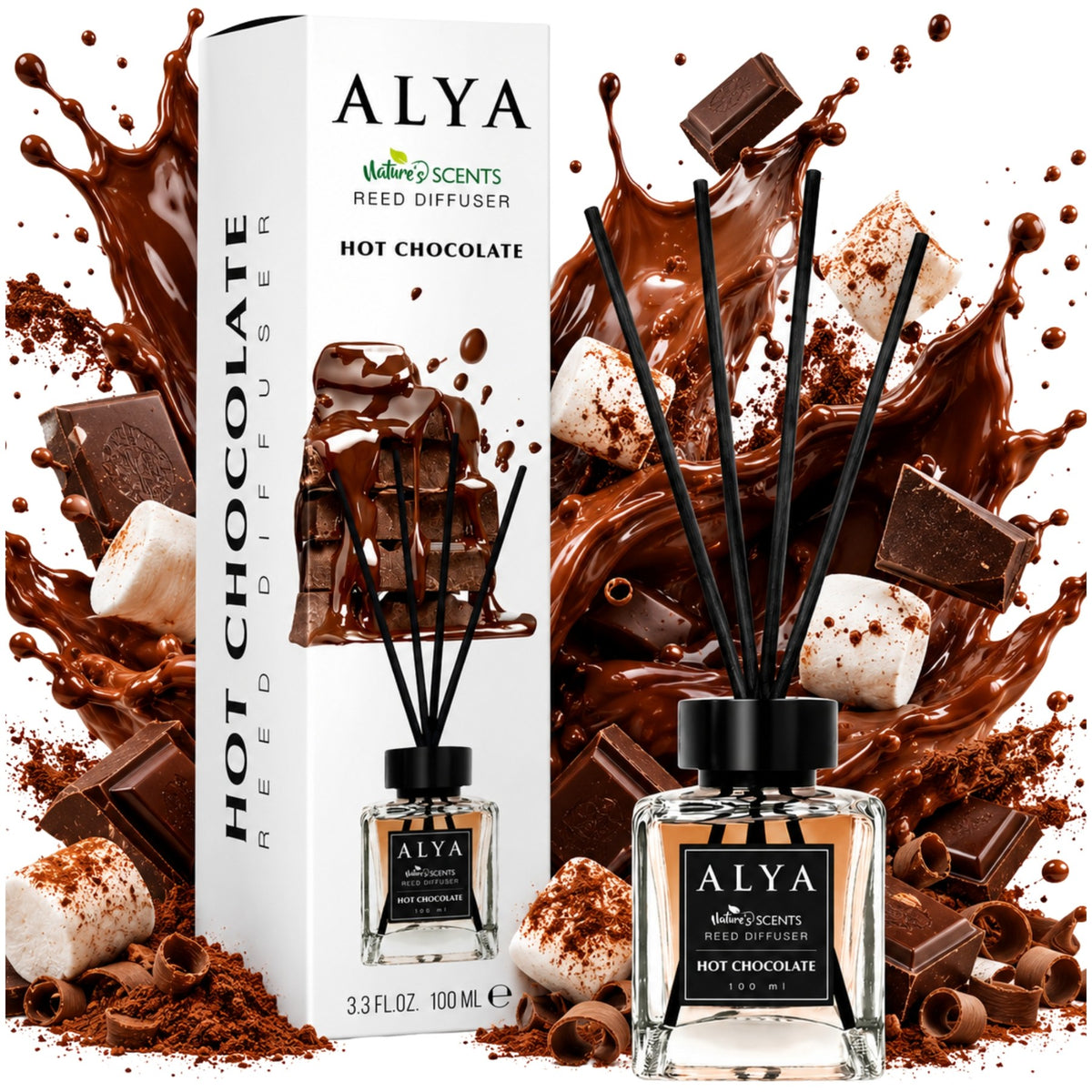 Alya Patyczki Zapachowe Hot Chocalate 100ml