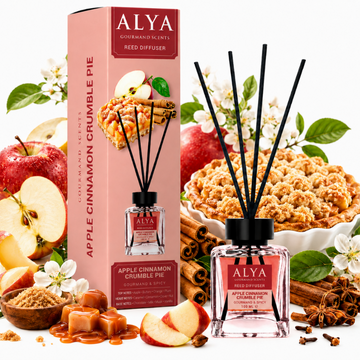 Alya Gourmand Patyczki Zapachowe Apple Cinnamon Crumble Pie 100ml