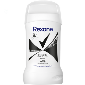 Rexona Antyperspirant Damski w Sztyfcie Invisible Black&White 50ml