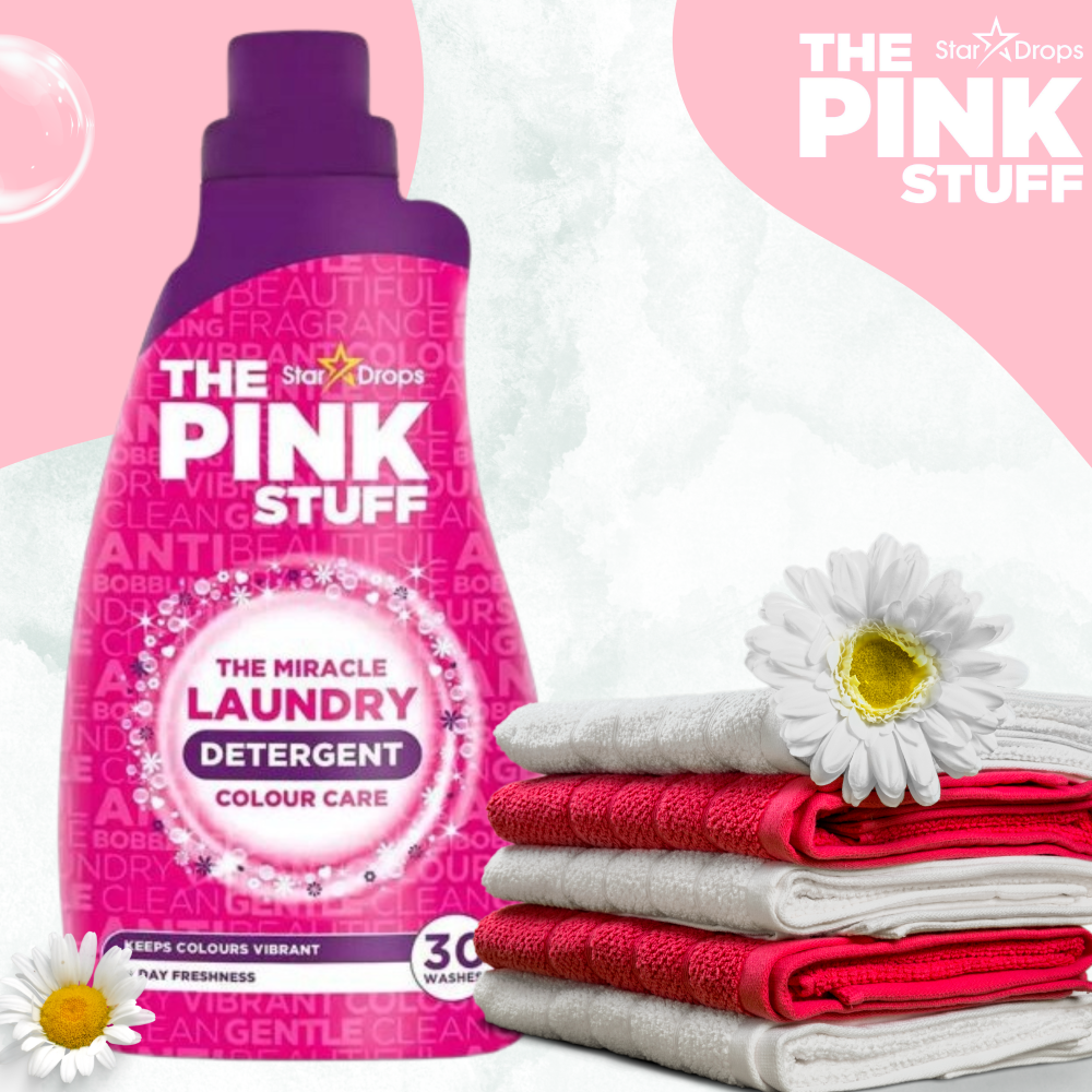 The Pink Stuff Płyn do Prania Tkanin Kolor 30 Prań 960ml